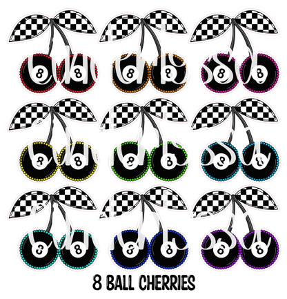 8 Ball Cherries Cardstock Silicone Mold, Aroma Bead Molds, Premium Cardstock Images