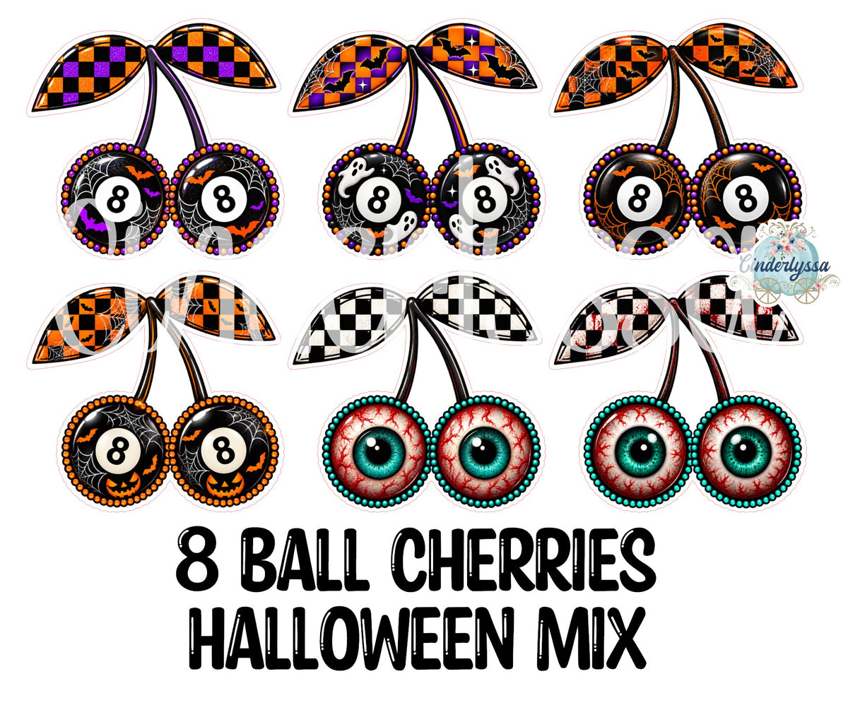 8 Ball Cherries Cardstock Silicone Mold, Aroma Bead Molds, Premium Cardstock Images
