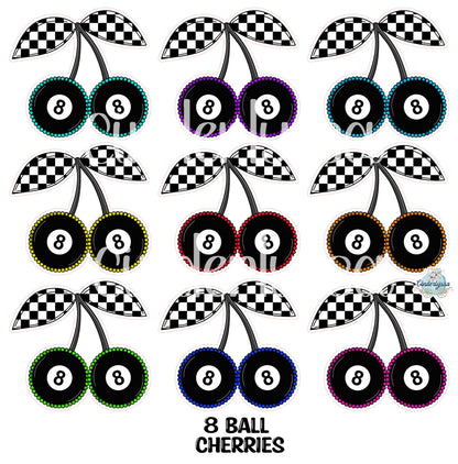 8 Ball Cherries Cardstock Silicone Mold, Aroma Bead Molds, Premium Cardstock Images
