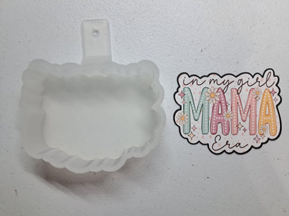 Girl Mama Era Cardstock Silicone Mold, Aroma Bead Molds,Premium Cardstock Images