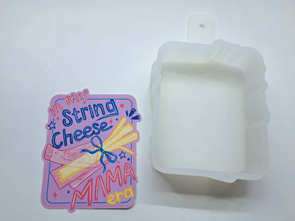 In My String Cheese Mama Era Cardstock Silicone Mold, Aroma Bead Molds, Premium Cardstock Images