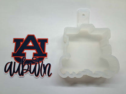 Auburn University Cardstock Silicone Mold, Aroma Bead Molds, Premium Cardstock Images