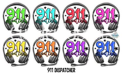 911 Dispatcher: Headset Cardstock Silicone Mold, Aroma Bead Molds, Car Air Freshener Mold, Premium Cardstock Images