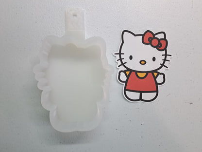 Hello Kitty Cardstock Silicone Mold, Aroma Bead Molds, Premium Cardstock Images