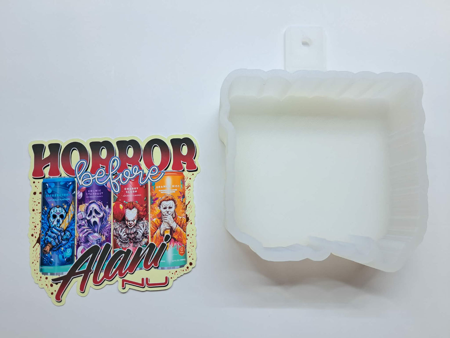 Horror Before Alani Cardstock Silicone Mold, Aroma Bead Molds, Premium Cardstock Images