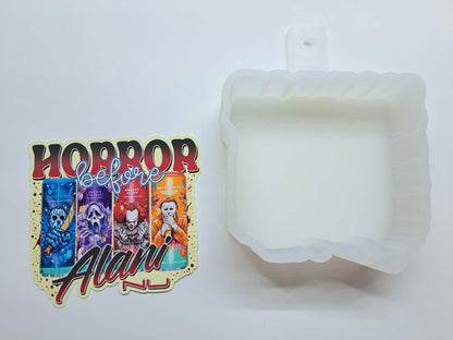 Horror Before Alani Cardstock Silicone Mold, Aroma Bead Molds, Premium Cardstock Images