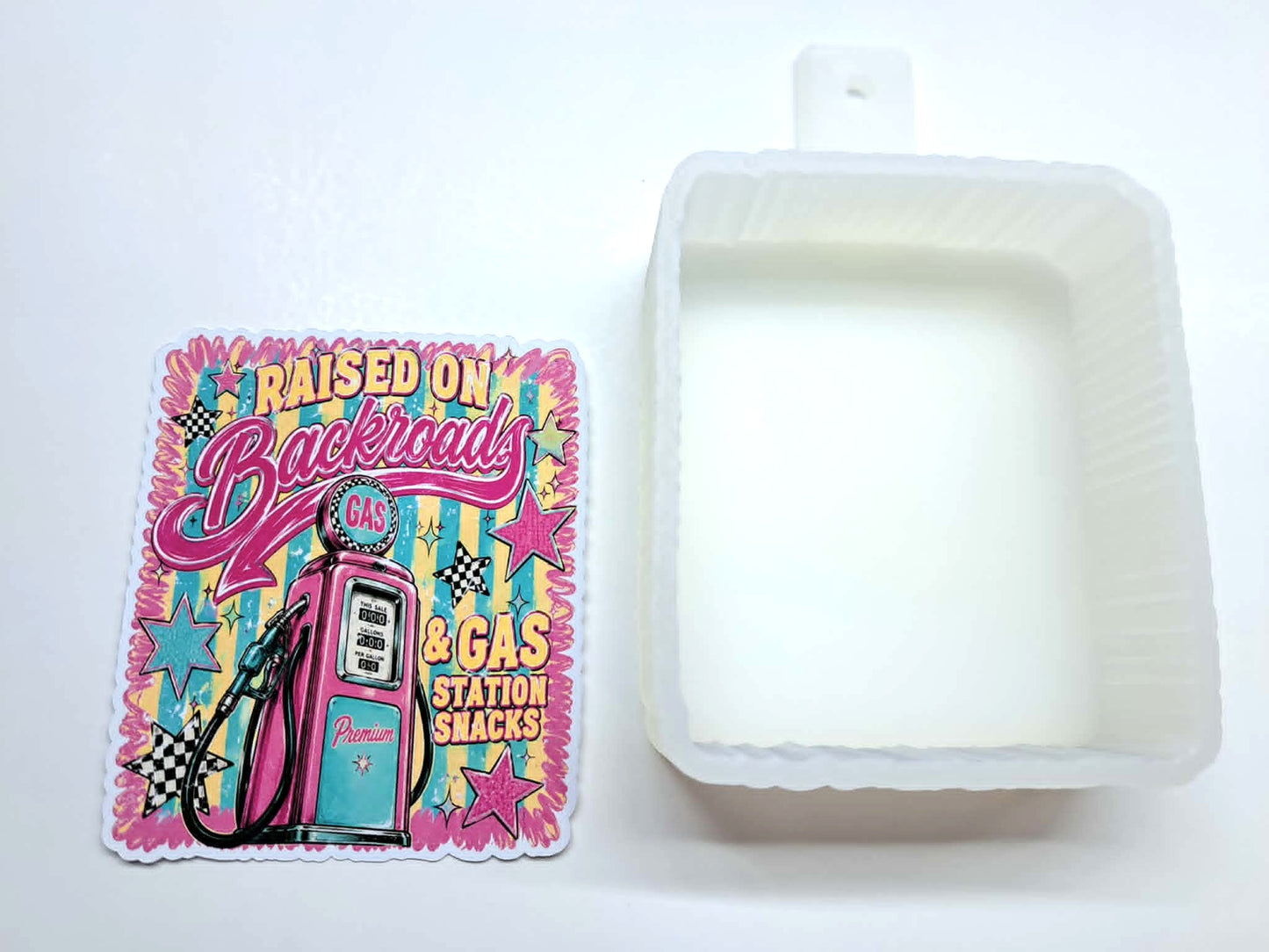Backroads & Gas Station Snacks Cardstock Silicone Mold, Aroma Bead Molds, Premium Cardstock Images