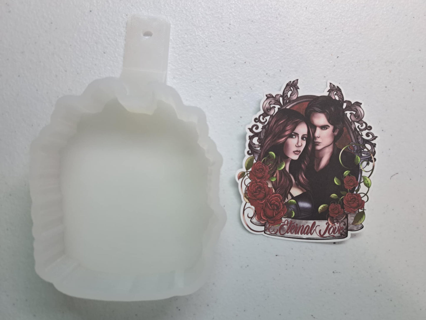The Vampire Diaries Eternal Love: TV Show Inspired Cardstock Silicone Mold, Aroma Bead Molds, Premium Cardstock Images