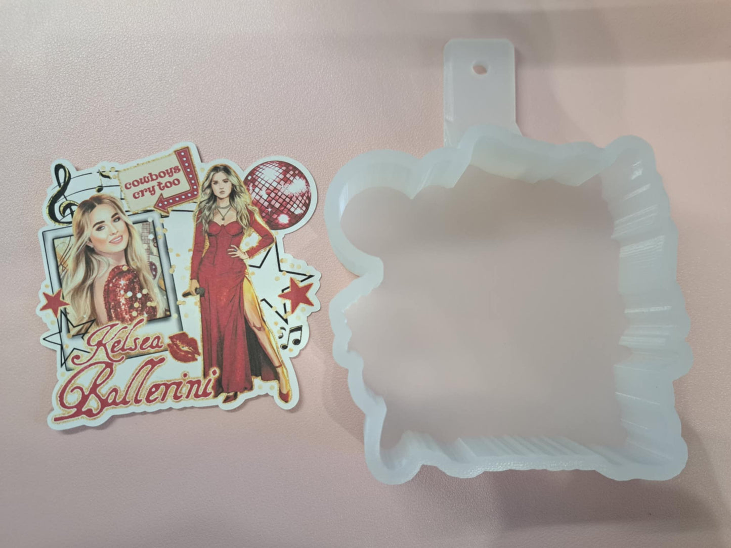 Kelsea Ballerini Cardstock Silicone Mold, Aroma Bead Molds, Premium Cardstock Images