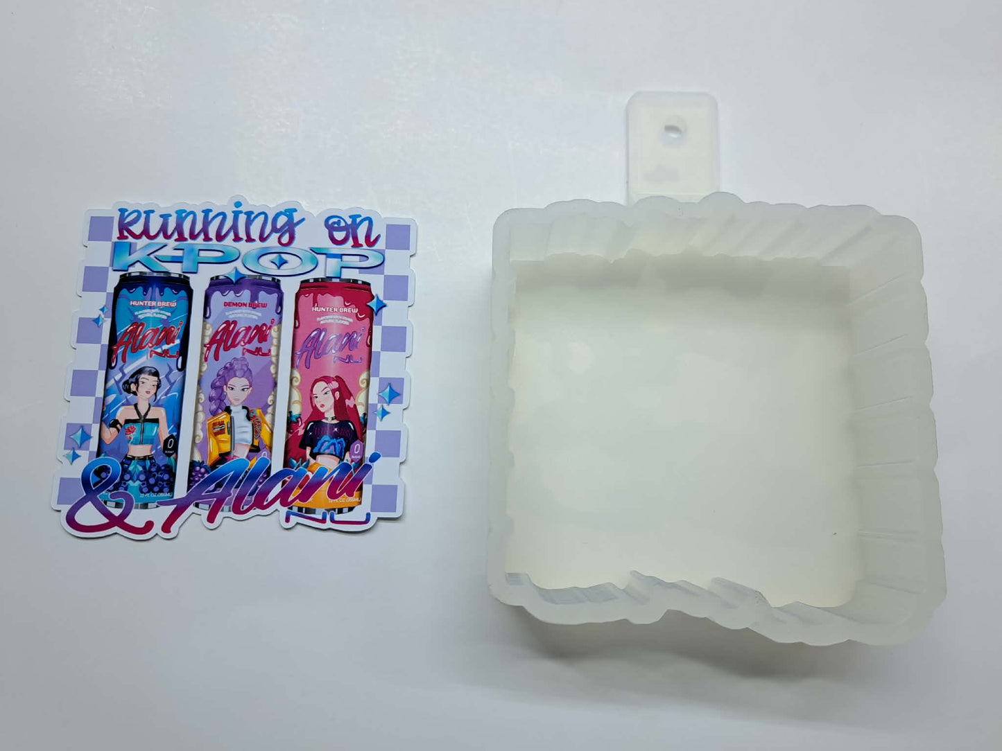 Running On KPOP & Alani Cardstock Silicone Mold, Aroma Bead Molds, Premium Cardstock Images