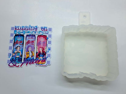 Running On KPOP & Alani Cardstock Silicone Mold, Aroma Bead Molds, Premium Cardstock Images