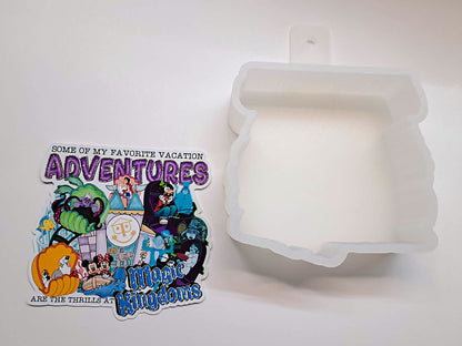 Magic Kingdoms Adventures Cardstock Silicone Mold, Aroma Bead Molds, Premium Cardstock Images