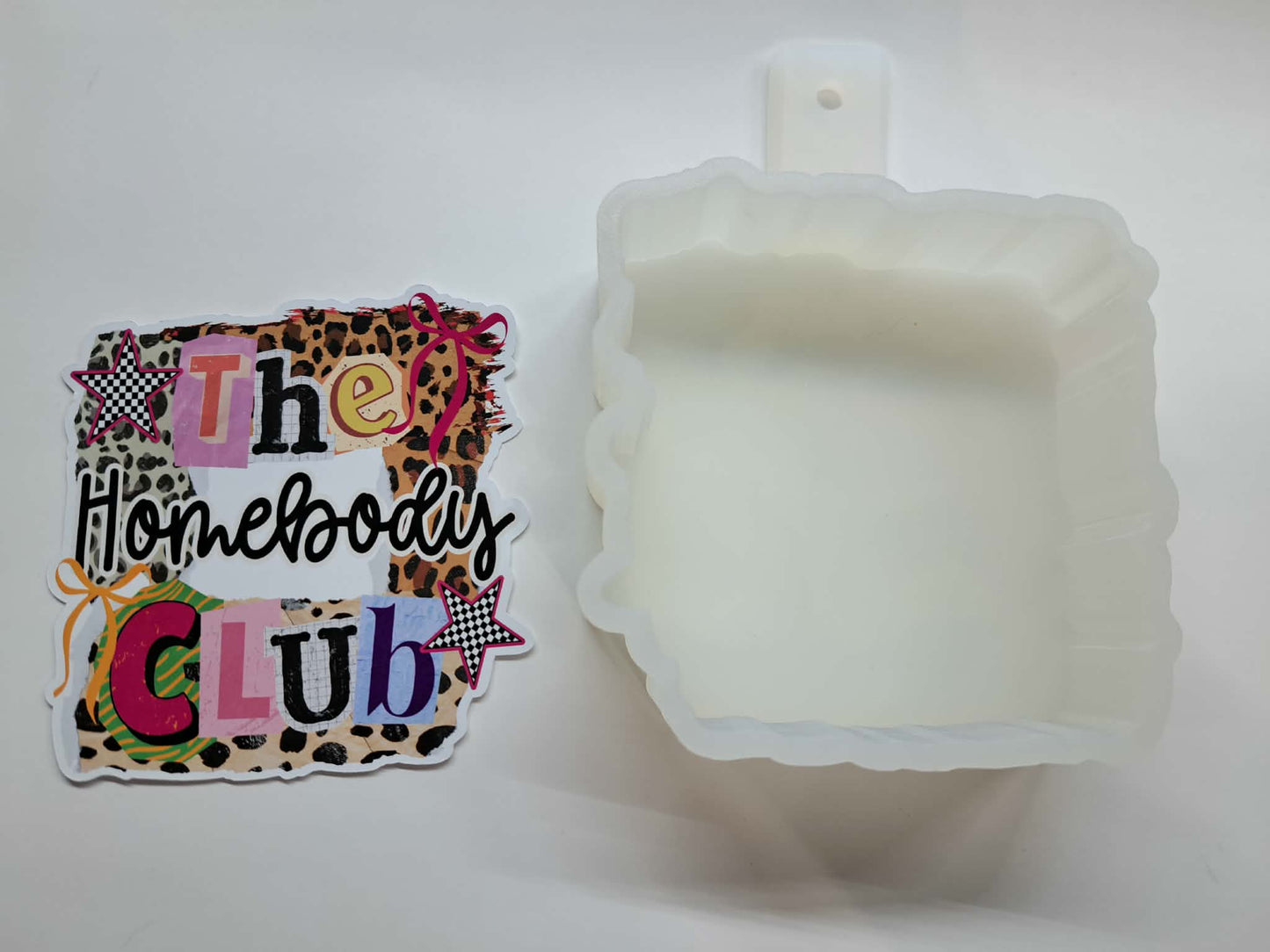 The Homebody Club Cardstock Silicone Mold, Aroma Bead Molds, Car Freshies, Premium Cardstock Images