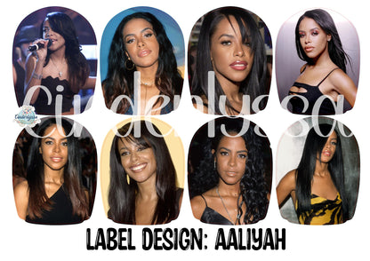 Label Design: Aaliyah Mix Cardstock Silicone Mold, Aroma Bead Molds, Car Freshies, Premium Cardstock Images