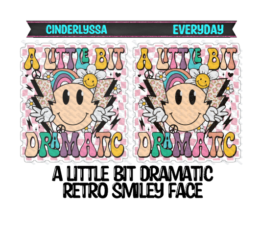 A Little Bit Dramatic Retro Smiley Face Cardstock Silicone Mold, Aroma Bead Molds