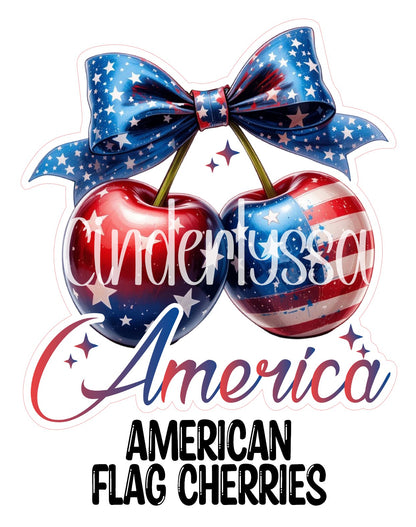 American Flag Cherries Cardstock Silicone Mold, Aroma Bead Molds, Premium Cardstock