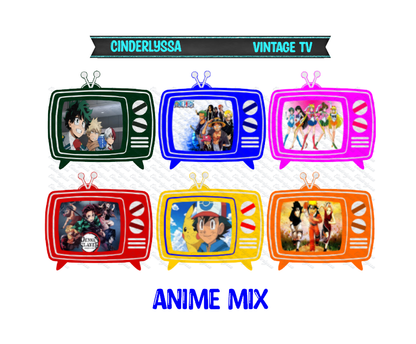 Vintage TV with Multiple Themes Cardstock Silicone Mold, Aroma Bead Molds, Premium Cardstock Images