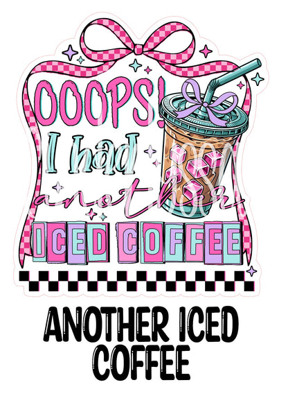 Another Iced Coffee Cardstock Silicone Mold, Aroma Bead Molds, Premium Cardstock