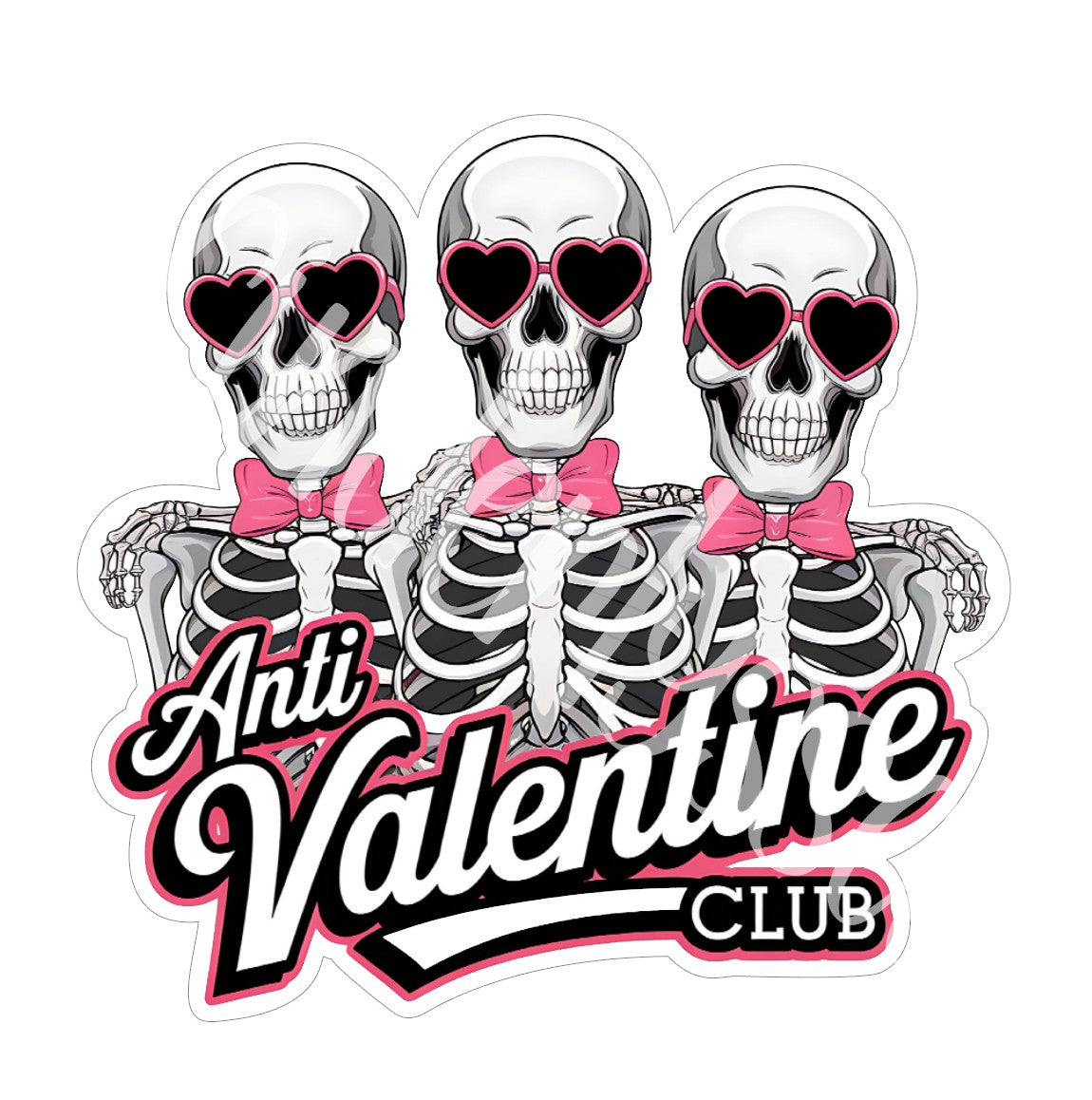 Anti-Valentine Club Skellie Friends Cardstock Silicone Mold, Aroma Bead Molds