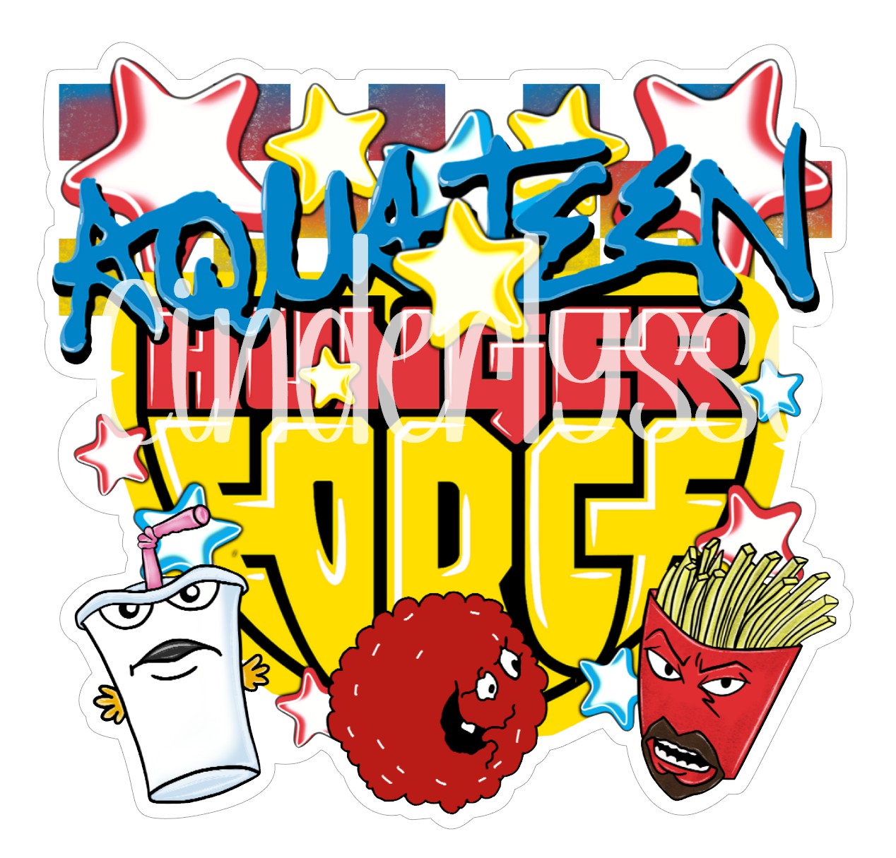 Aquateen Hunger Force Cardstock Silicone Mold, Aroma Bead Molds, Car Freshies, Premium Cardstock Images