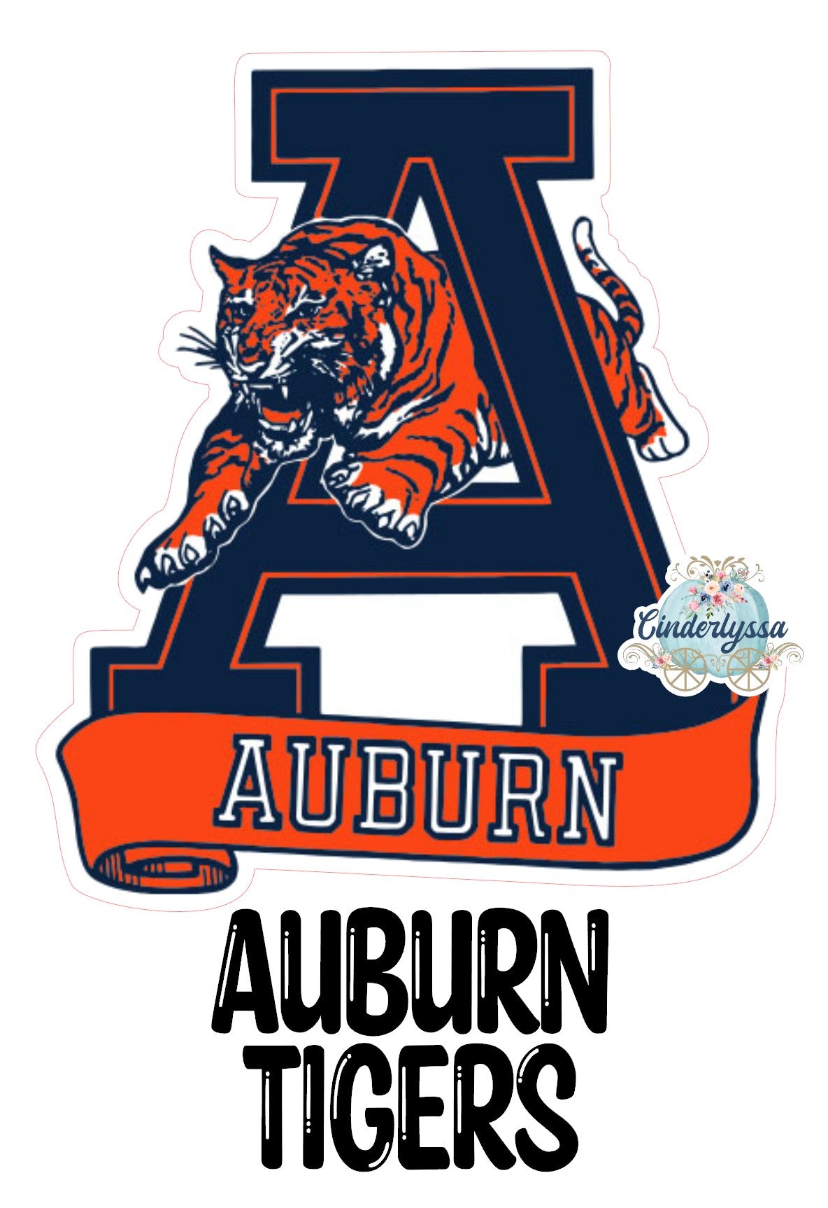 Auburn Tigers Cardstock Silicone Mold, Aroma Bead Molds, Premium Cardstock Images