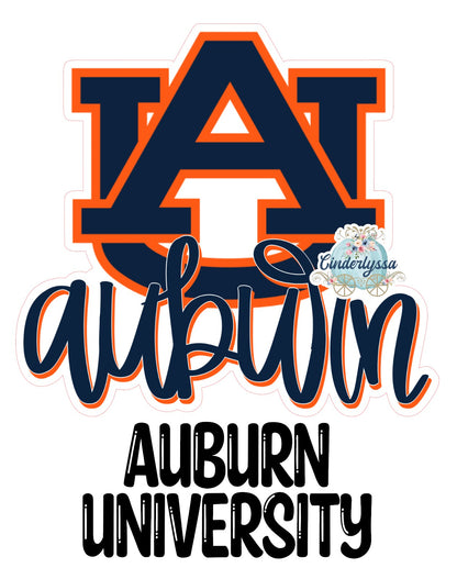 Auburn University Cardstock Silicone Mold, Aroma Bead Molds, Premium Cardstock Images