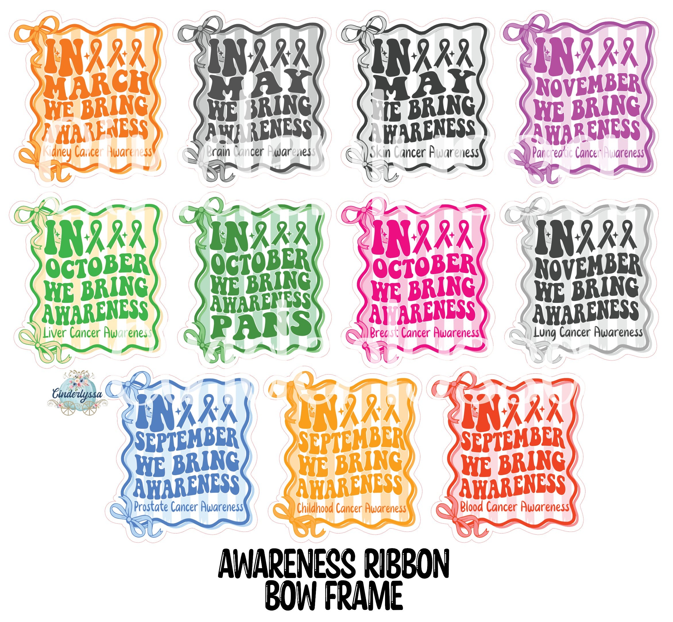 Awareness Ribbon Bow Frame for Cardstock Silicone Mold, Aroma Bead Mol ...