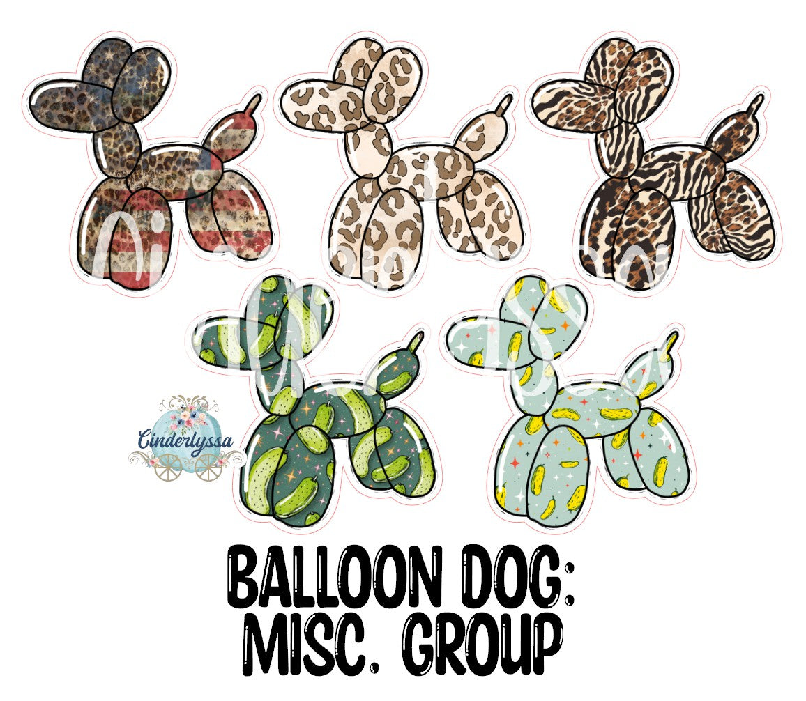 Balloon Dog Cardstock Silicone Mold, Aroma Bead Molds, Premium Cardstock Images