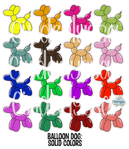 Balloon Dog Cardstock Silicone Mold, Aroma Bead Molds, Premium Cardstock Images
