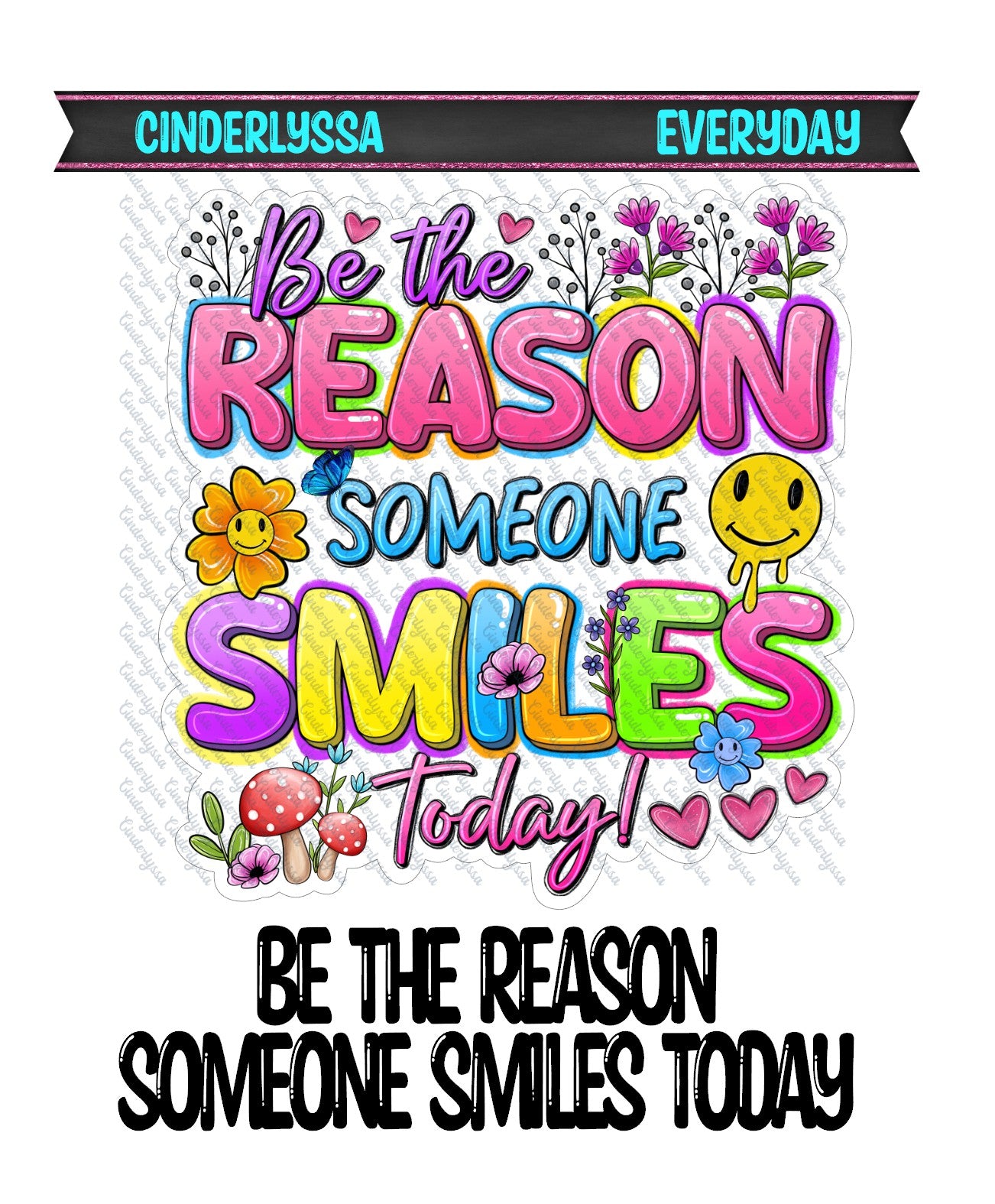 Be The Reason Someone Smiles Today Cardstock Silicone Mold, Aroma Bead Molds, Car Freshies, Premium Cardstock Images
