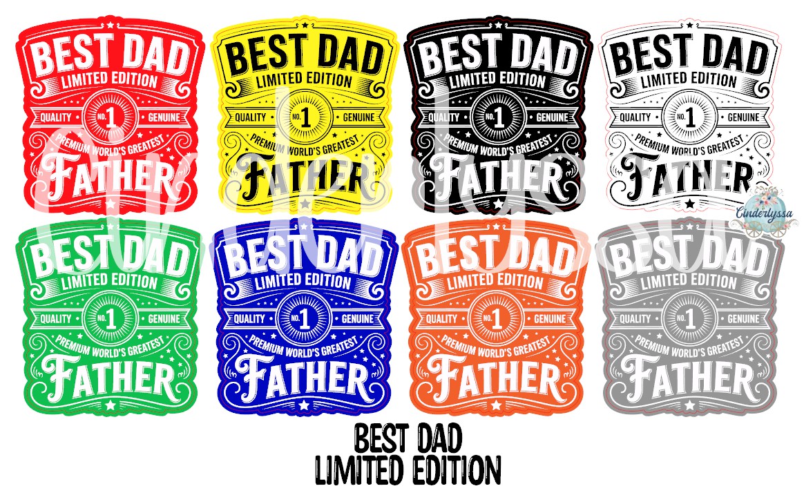 Best Dad: Limited Edition Cardstock Silicone Mold, Aroma Bead Molds, Premium Cardstock Images