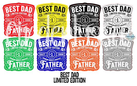 Best Dad: Limited Edition Cardstock Silicone Mold, Aroma Bead Molds, Premium Cardstock Images