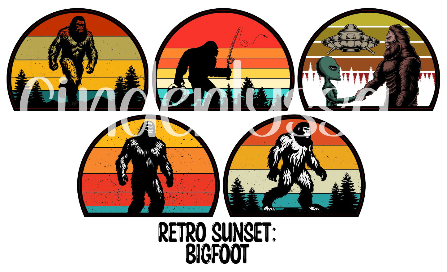 Retro Sunset Cardstock Silicone Mold, Aroma Bead Molds, Premium Cardstock Images