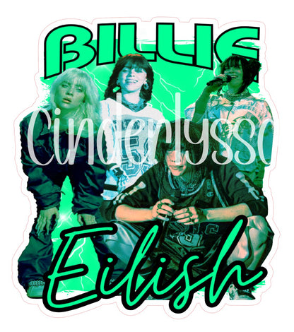 Billie Eilish Cardstock Silicone Mold, Aroma Bead Molds, Premium Cardstock Images