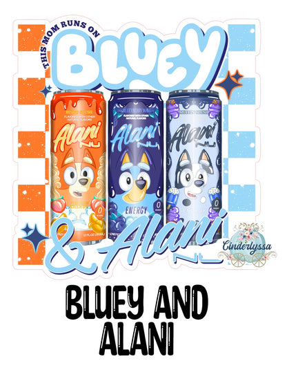 Bluey and Alani Cardstock Silicone Mold, Aroma Bead Molds, Premium Cardstock Images