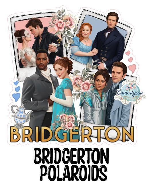 Bridgerton Polaroids Cardstock Silicone Mold, Aroma Bead Molds, Car Freshies, Premium Cardstock Images