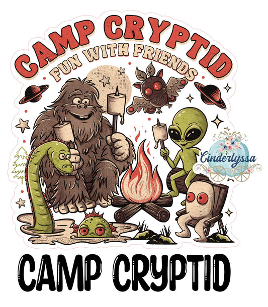 Camp Cryptid Cardstock Silicone Mold, Aroma Bead Molds, Premium Cardstock Images