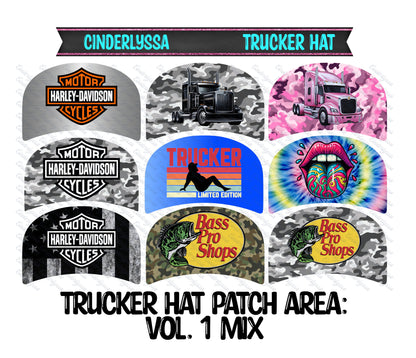 Trucker Hat: Vol. 1 Theme Mix Cardstock Silicone Mold, Aroma Bead Molds, Premium Cardstock Images