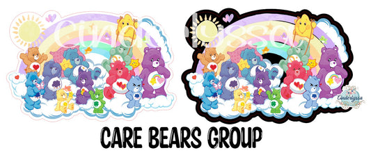 Care Bears Group Cardstock Silicone Mold, Aroma Bead Molds, Premium Cardstock Images