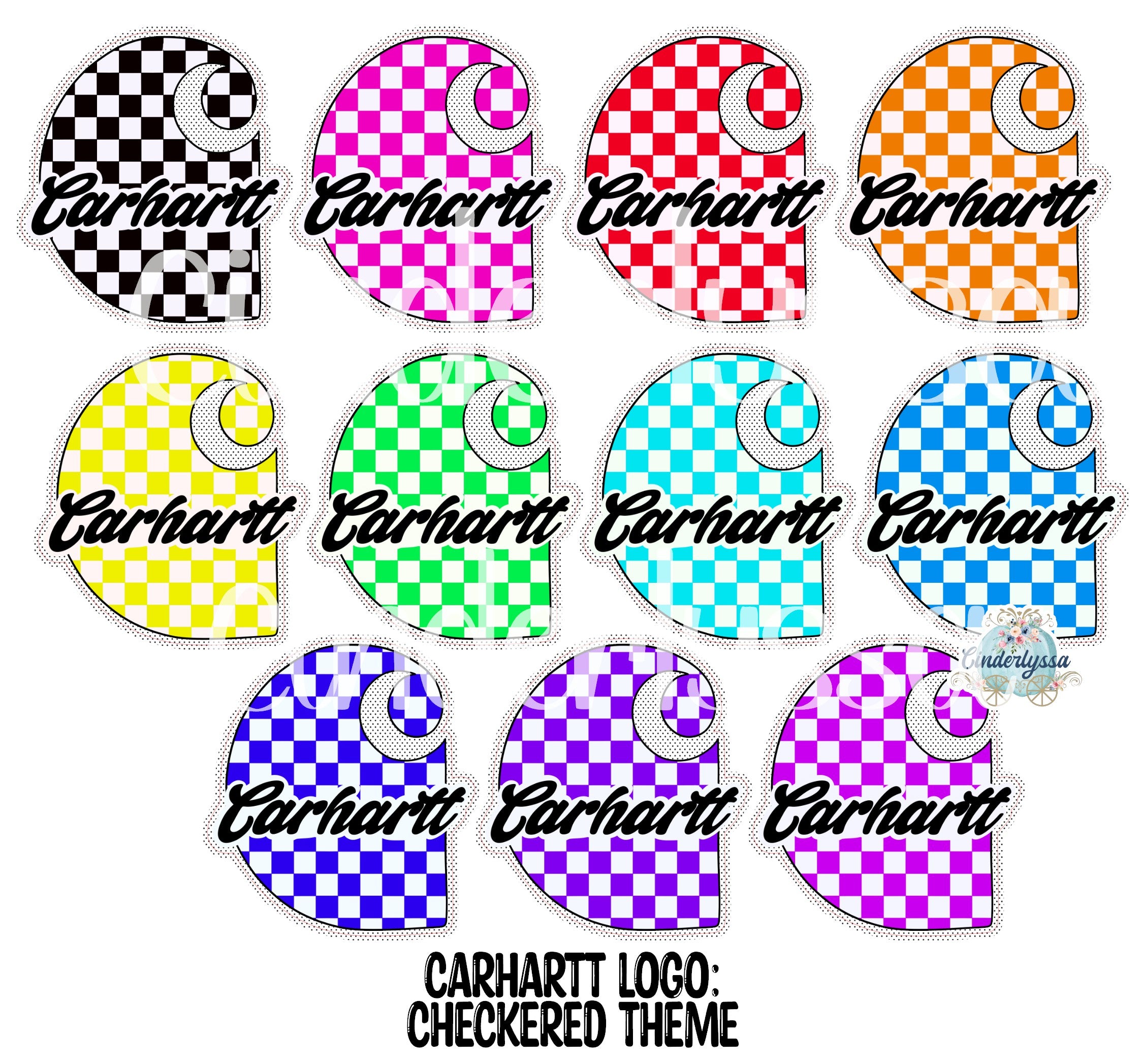 Carhartt Logo Cardstock Silicone Mold, Aroma Bead, Car Fresh Mold