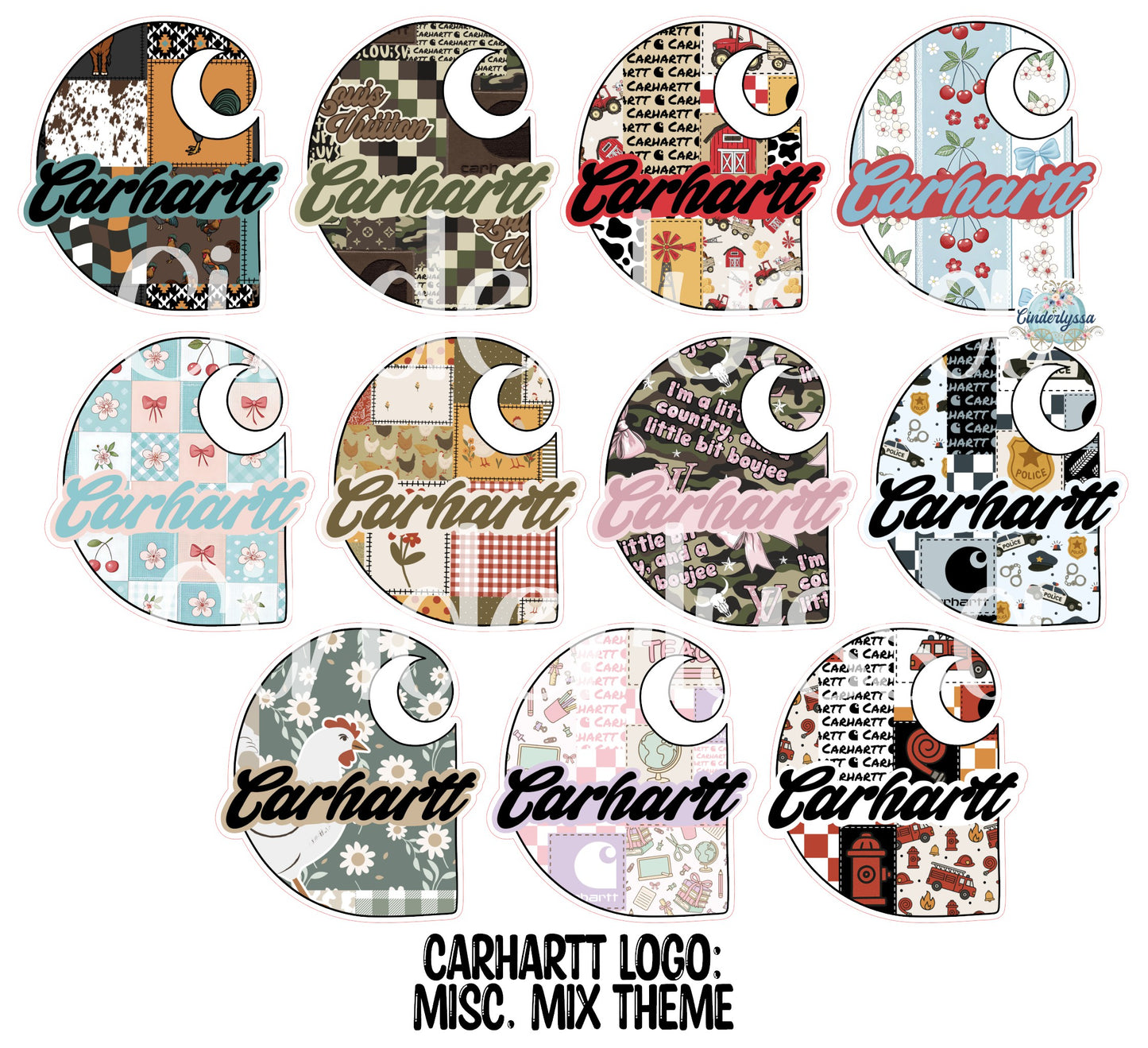 Carhartt Logo Cardstock Silicone Mold, Aroma Bead, Car Fresh Mold, Premium Cardstock Images