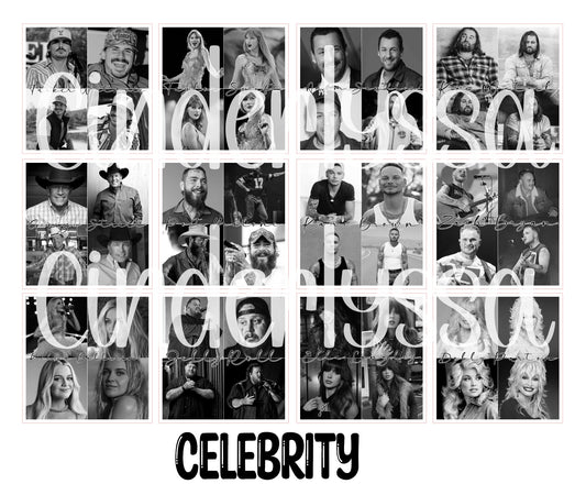 2.5 inch Square Celebrity Cardstock Only for freshies -NO MOLD: Cardstock Silicone Mold, Premium Cardstock Image