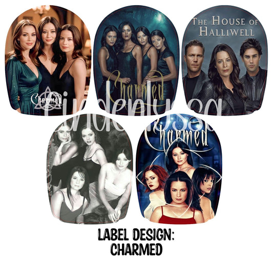 Label Design: Charmed Cardstock Silicone Mold, Aroma Bead Molds, Car Freshies, Premium Cardstock Images