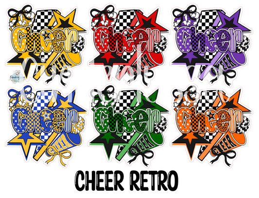 Cheer Retro Cardstock Silicone Mold, Aroma Bead Molds, Car Freshies, Premium Cardstock Images