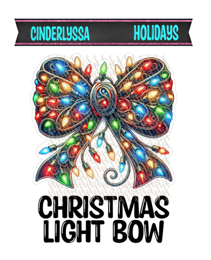 Christmas Light Bow Cardstock Silicone Mold, Aroma Bead Molds, Freshie Mold, Premium Cardstock Images