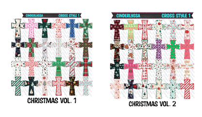 Cross Style 1: Christmas, Fall, Western, Burlap, Stained Glass Flowers Cardstock Silicone Mold, Aroma Bead Molds