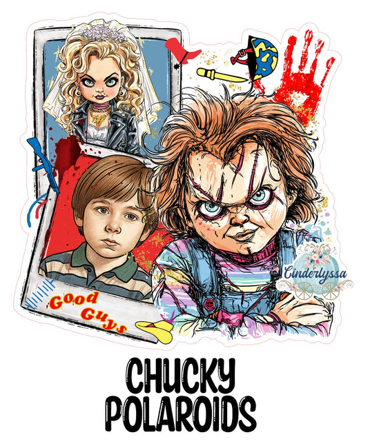 Chucky Polaroids Cardstock Silicone Mold, Aroma Bead Molds, Premium Cardstock Images