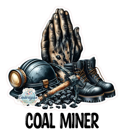 Coal Miner Cardstock Silicone Mold, Aroma Bead Molds, Premium Cardstock Images