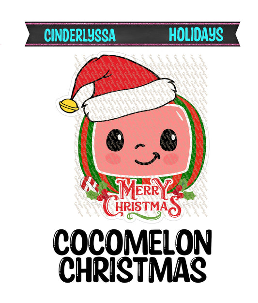 Cocomelon Christmas Cardstock Silicone Mold for Aroma Bead Molds, Premium Cardstock Images