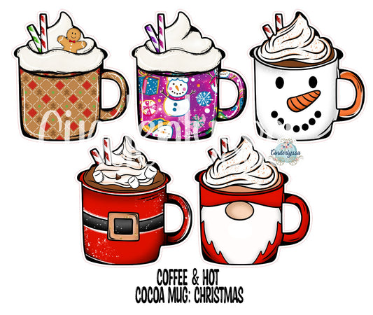 Coffee & Hot Cocoa Mug Cardstock Silicone Mold, Aroma Bead Molds, Car Freshies, Premium Cardstock Images